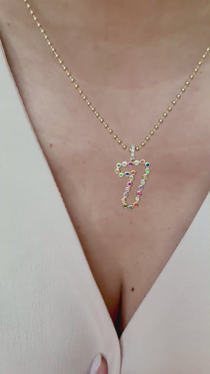 Lucky Number Pendant